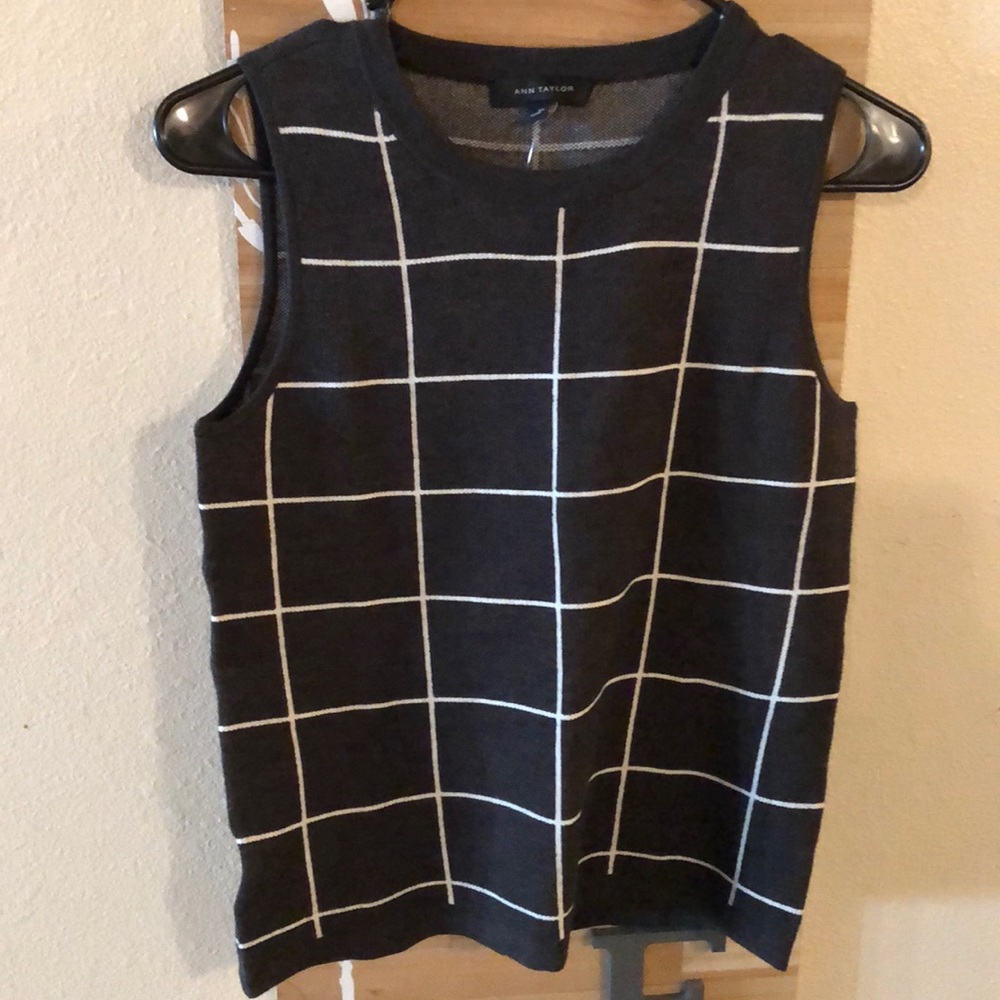 Ann Taylor Retro Vest Top XS (fits like M)